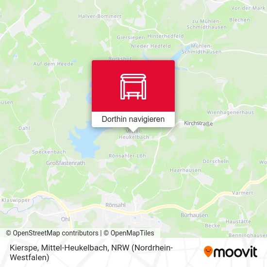 Kierspe, Mittel-Heukelbach Karte