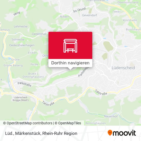 Lüd., Märkenstück Karte