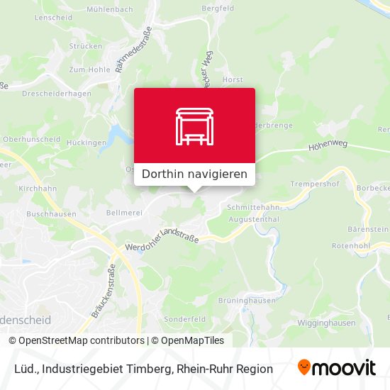Lüd., Industriegebiet Timberg Karte