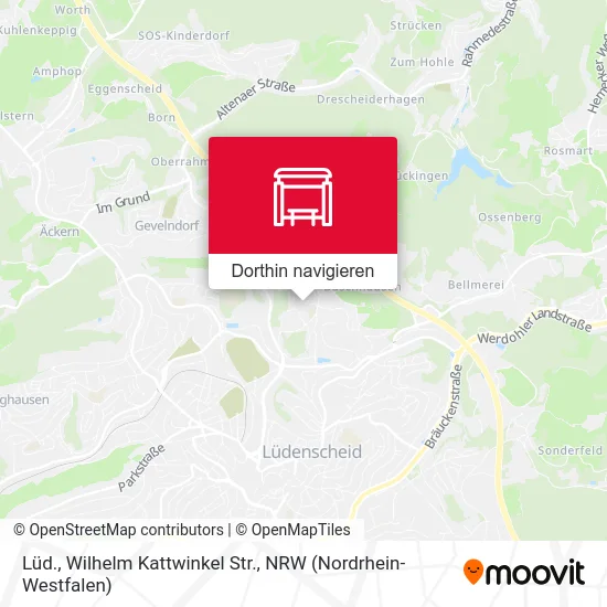 Lüd., Wilhelm Kattwinkel Str. Karte