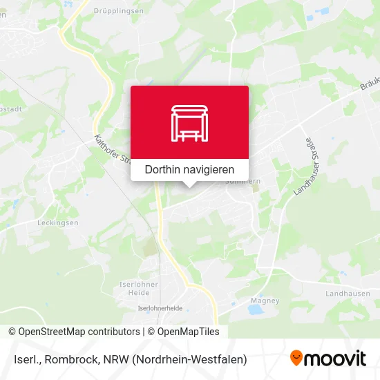 Iserl., Rombrock Karte