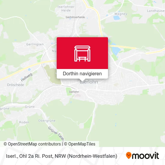 Iserl., Ohl 2a Ri. Post Karte