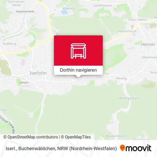 Iserl., Buchenwäldchen Karte