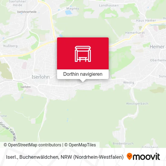 Iserl., Buchenwäldchen Karte