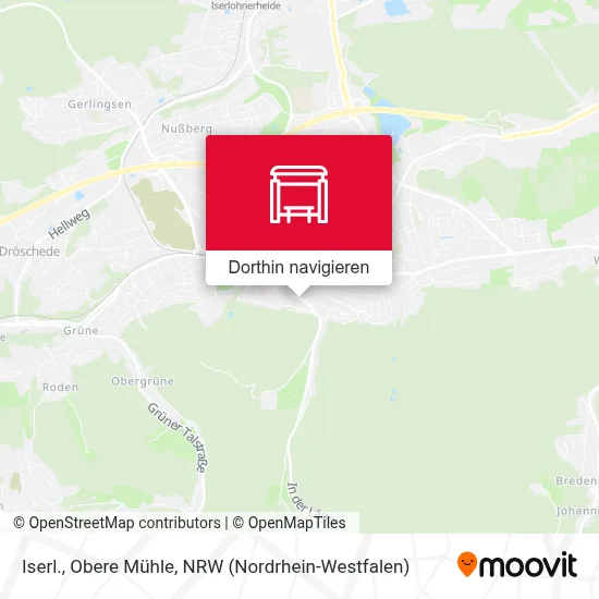 Iserl., Obere Mühle Karte