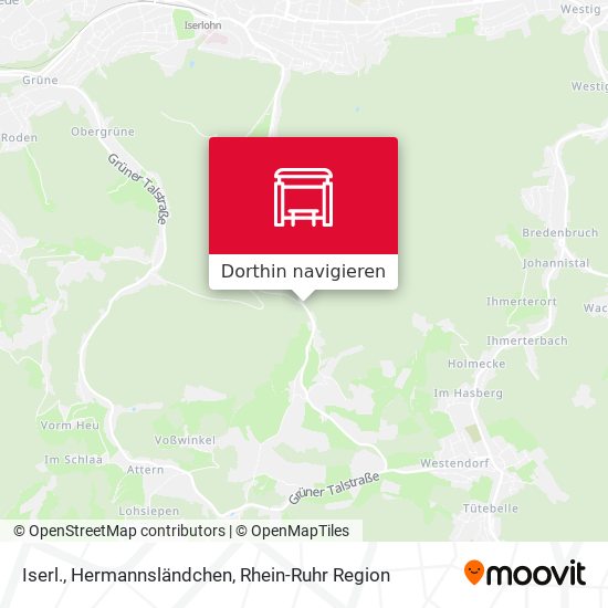 Iserl., Hermannsländchen Karte