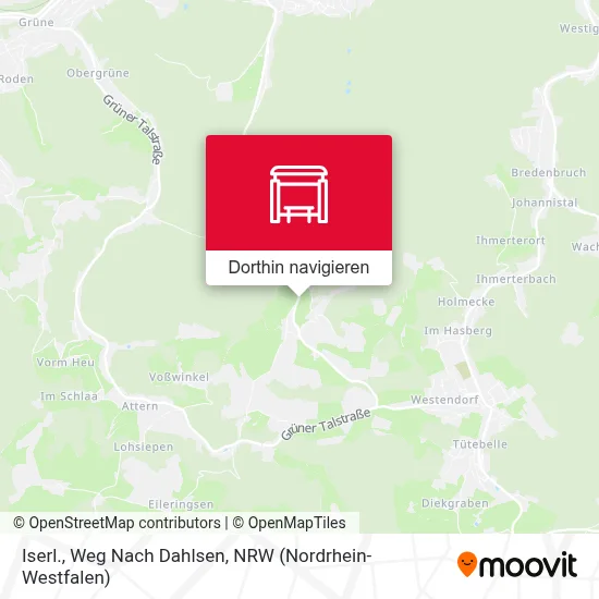 Iserl., Weg Nach Dahlsen Karte