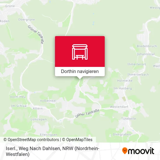 Iserl., Weg Nach Dahlsen Karte