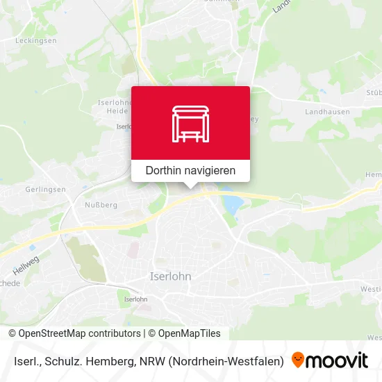 Iserl., Schulz. Hemberg Karte