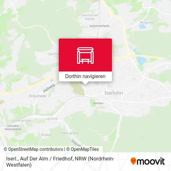 Iserl., Auf Der Alm / Friedhof Karte