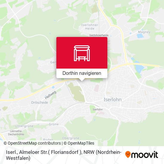 Iserl., Almeloer Str.( Floriansdorf ) Karte