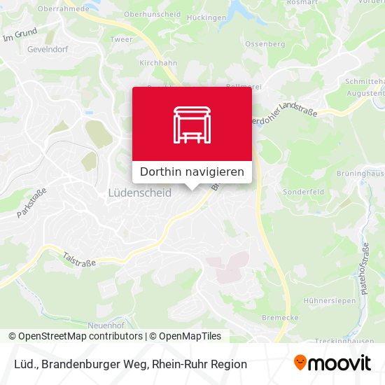 Lüd., Brandenburger Weg Karte