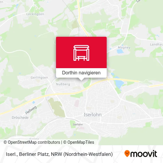 Iserl., Berliner Platz Karte