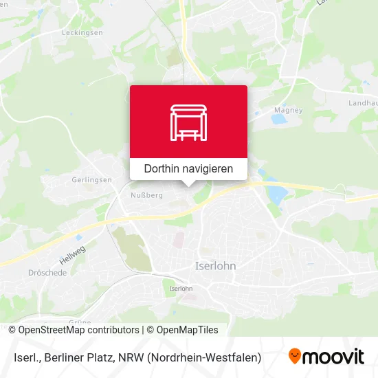 Iserl., Berliner Platz Karte