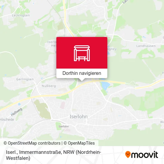 Iserl., Immermannstraße Karte