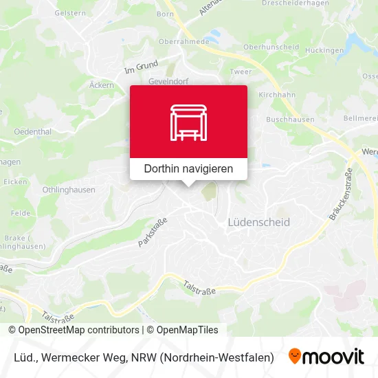 Lüd., Wermecker Weg Karte