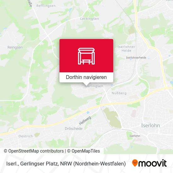 Iserl., Gerlingser Platz Karte