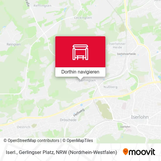 Iserl., Gerlingser Platz Karte