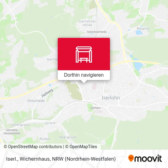 Iserl., Wichernhaus Karte