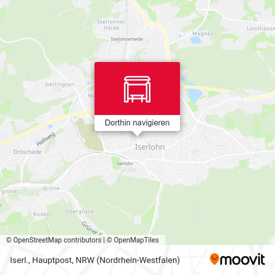 Iserl., Hauptpost Karte