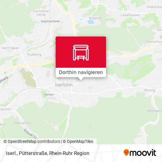 Iserl., Pütterstraße Karte