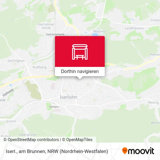 Iserl., am Brunnen Karte