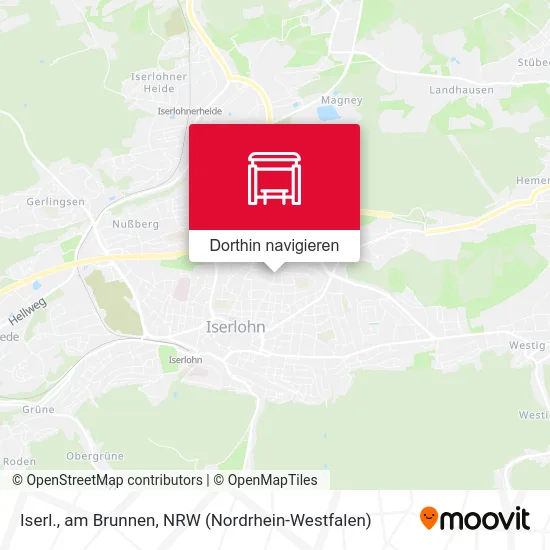 Iserl., am Brunnen Karte