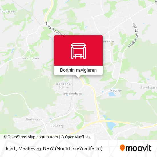 Iserl., Masteweg Karte