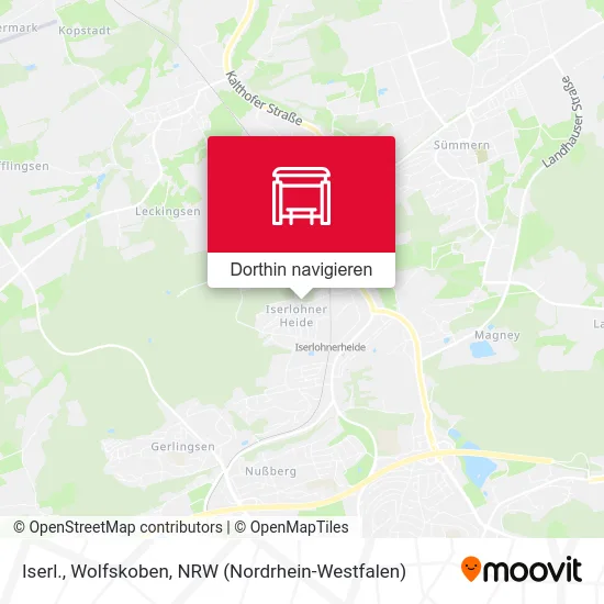 Iserl., Wolfskoben Karte