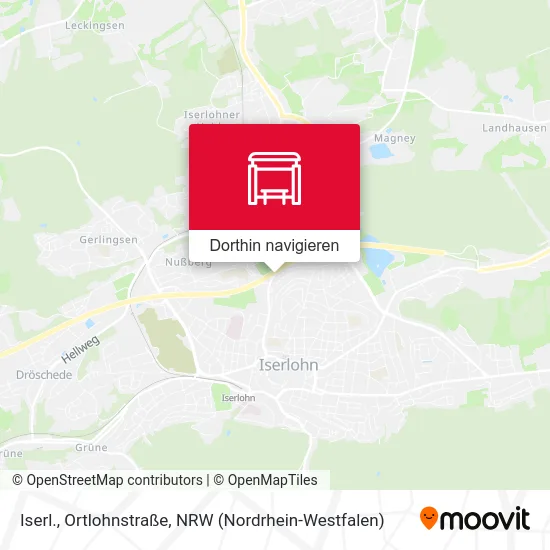 Iserl., Ortlohnstraße Karte