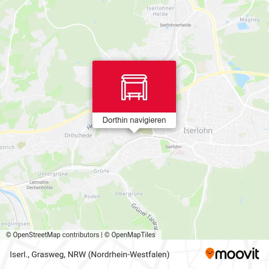 Iserl., Grasweg Karte