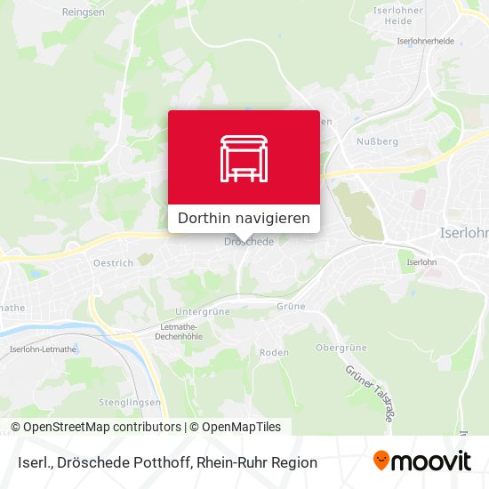 Iserl., Dröschede Potthoff Karte