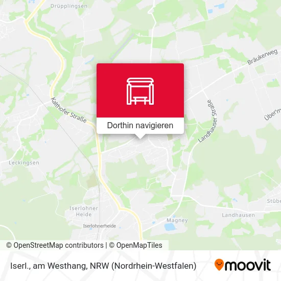 Iserl., am Westhang Karte