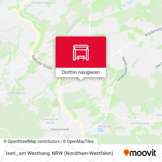 Iserl., am Westhang Karte