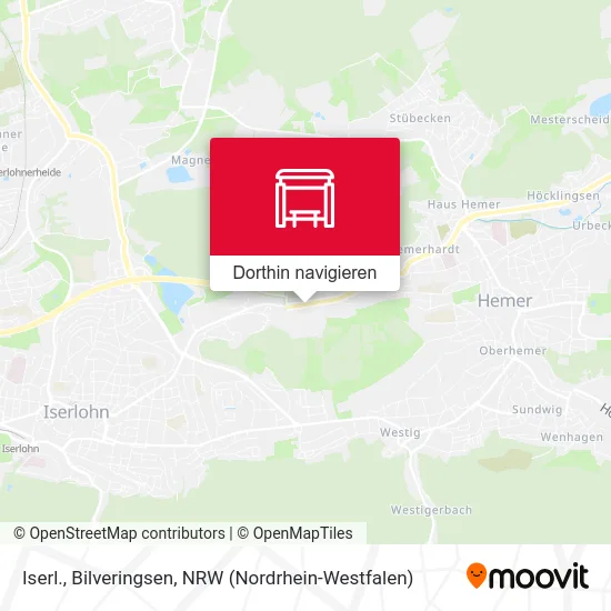 Iserl., Bilveringsen Karte