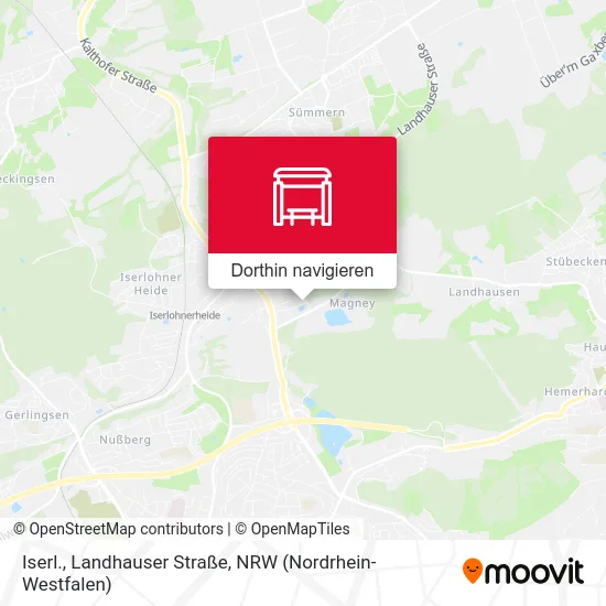 Iserl., Landhauser Straße Karte