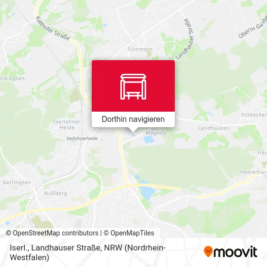 Iserl., Landhauser Straße Karte