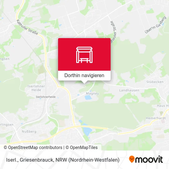 Iserl., Griesenbrauck Karte