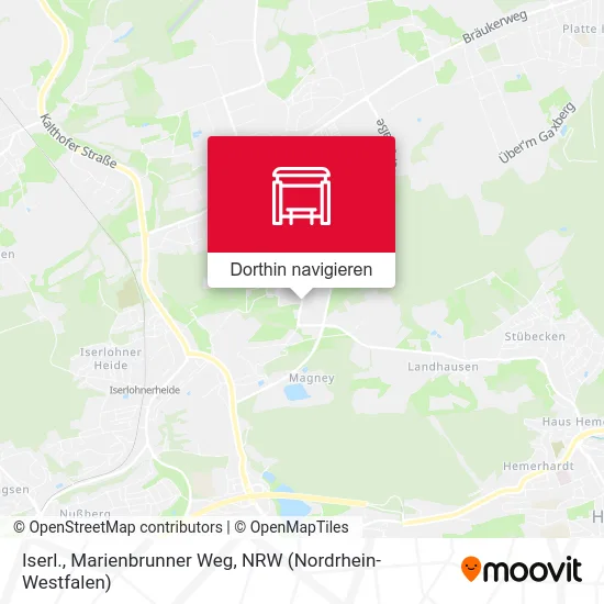 Iserl., Marienbrunner Weg Karte