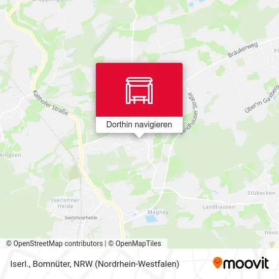 Iserl., Bomnüter Karte