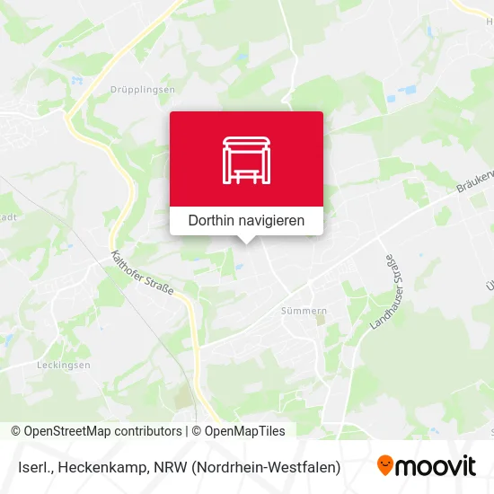 Iserl., Heckenkamp Karte