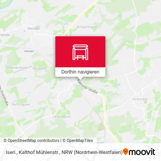 Iserl., Kalthof Mühlenstr. Karte