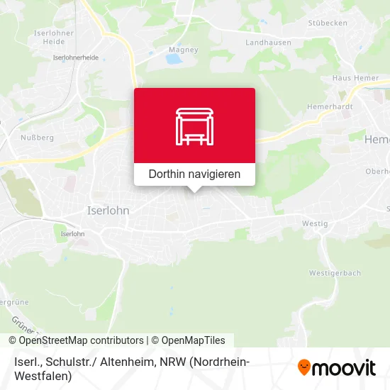 Iserl., Schulstr./ Altenheim Karte