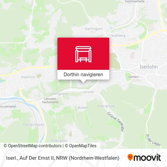 Iserl., Auf Der Emst II Karte