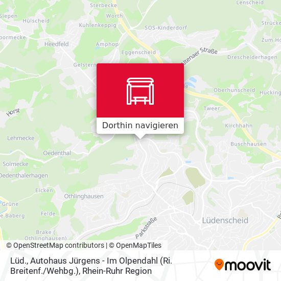 Lüd., Autohaus Jürgens - Im Olpendahl (Ri. Breitenf. / Wehbg.) Karte
