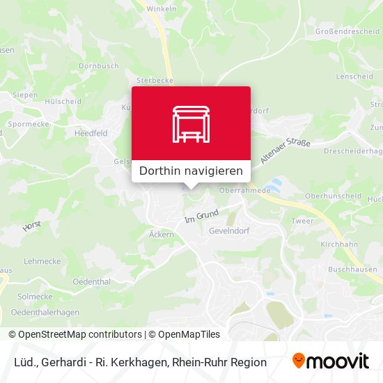 Lüd., Gerhardi - Ri. Kerkhagen Karte