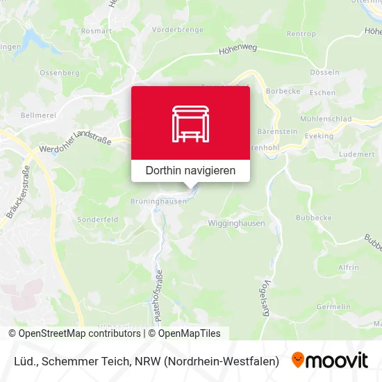 Lüd., Schemmer Teich Karte