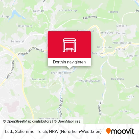 Lüd., Schemmer Teich Karte