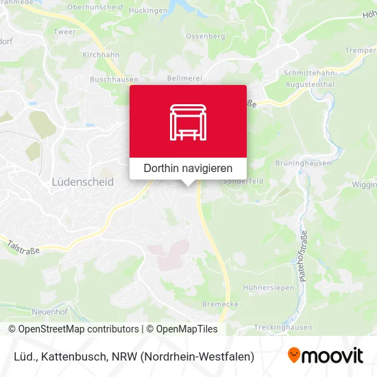 Lüd., Kattenbusch Karte