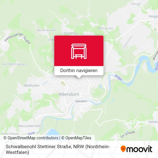 Schwalbenohl Stettiner Straße Karte